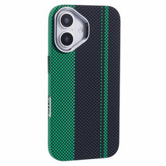 EIDERWOOD Mønstret Carbon Cover - iPhone 16 - MagSafe Kompatibel - Green/Black