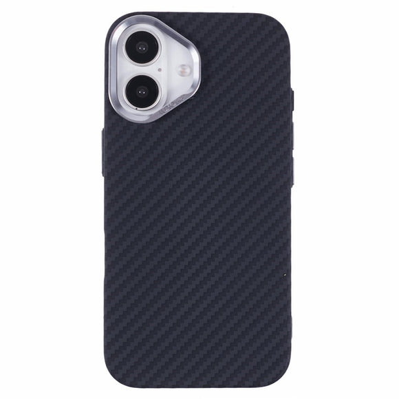EIDERWOOD Mønstret Carbon Cover - iPhone 16 - MagSafe Kompatibel - Black