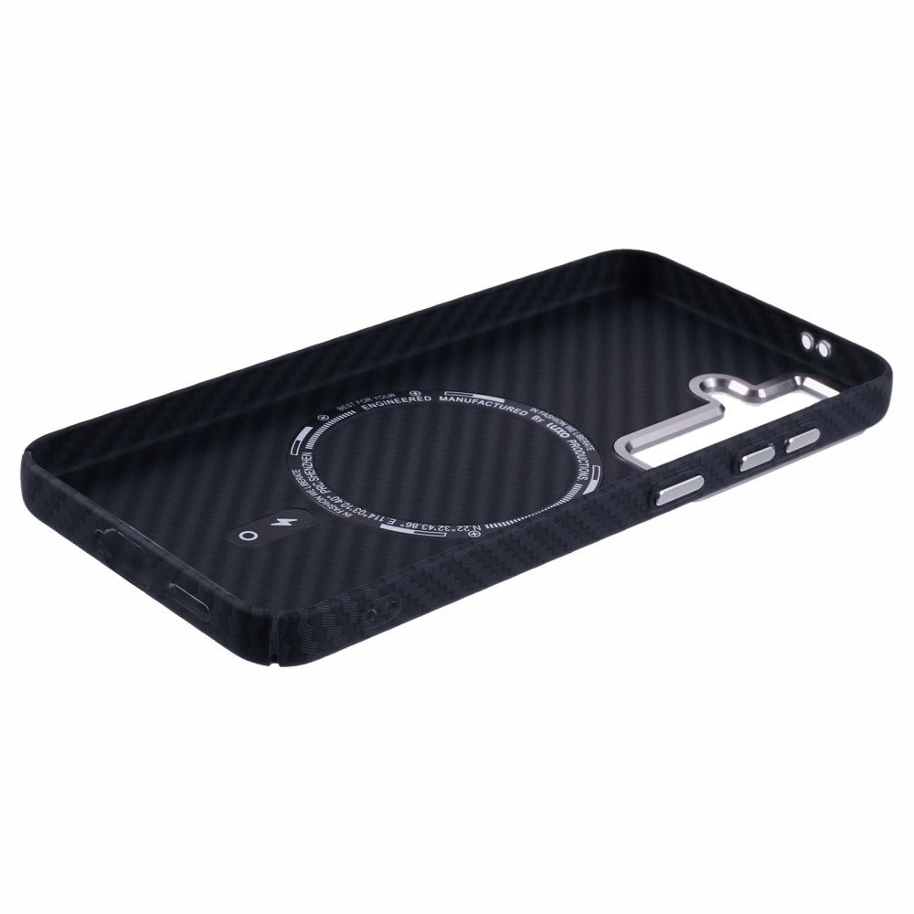 EIDERWOOD Mønstret Carbon Cover - Samsung Galaxy S24 - MagSafe Kompatibel - Black