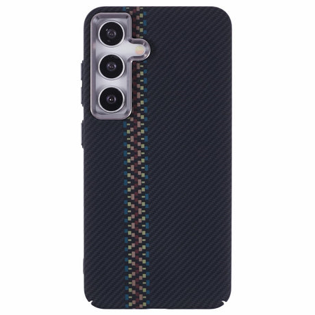 EIDERWOOD Mønstret Carbon Cover - Samsung Galaxy S24 - MagSafe Kompatibel - Dark ZigZag Pattern