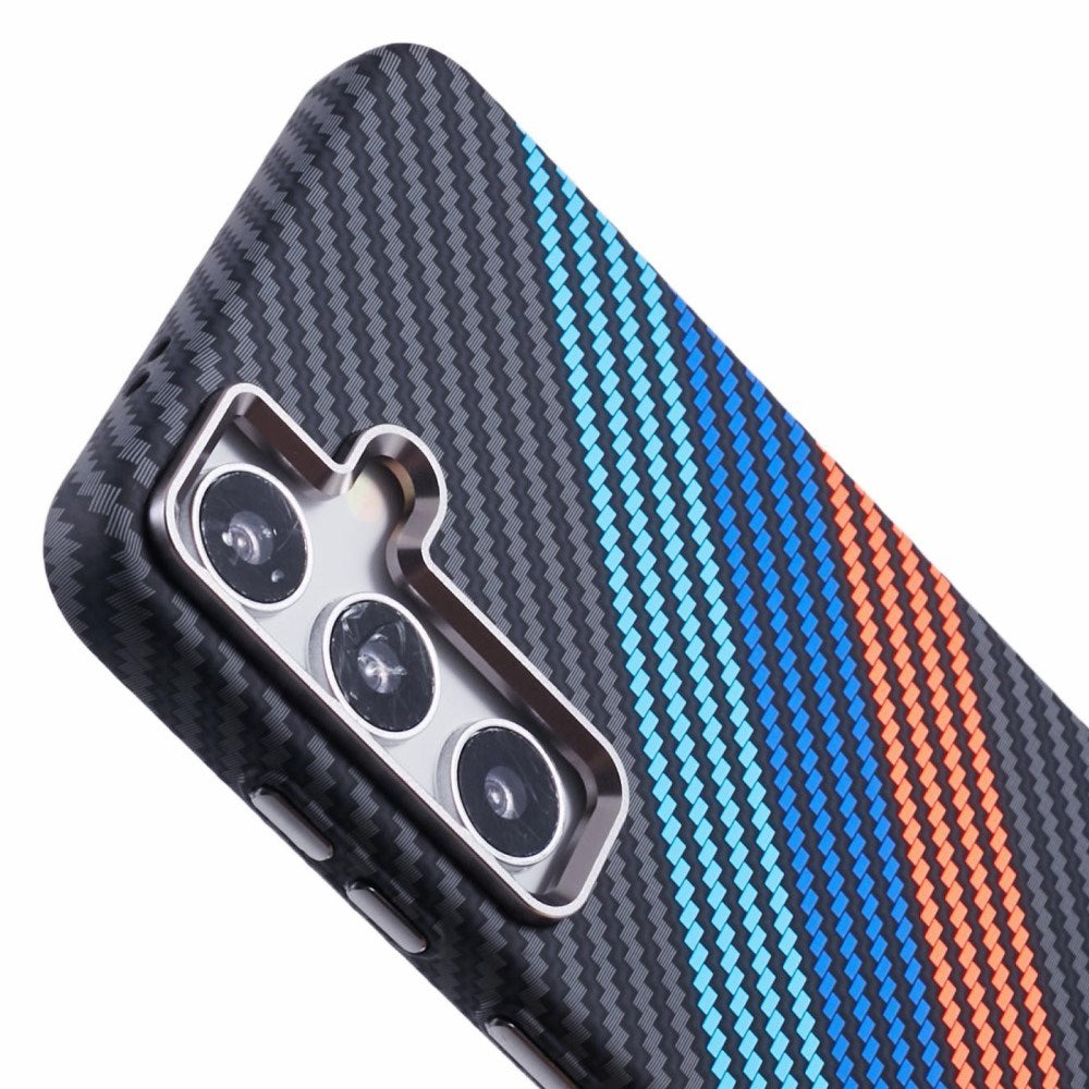 EIDERWOOD Mønstret Carbon Cover - Samsung Galaxy S24 - MagSafe Kompatibel - Colorful Stripes