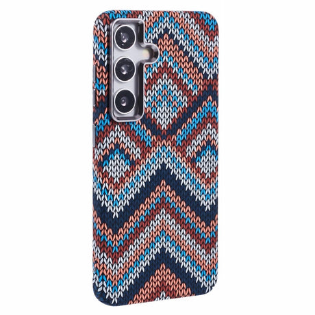 EIDERWOOD Mønstret Carbon Cover - Samsung Galaxy S24 - MagSafe Kompatibel - Retro Pattern