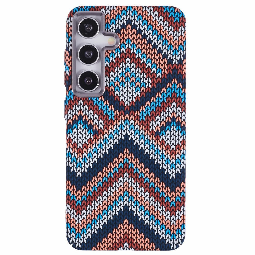 EIDERWOOD Mønstret Carbon Cover - Samsung Galaxy S24 - MagSafe Kompatibel - Retro Pattern