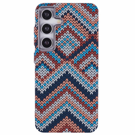 EIDERWOOD Mønstret Carbon Cover - Samsung Galaxy S24 - MagSafe Kompatibel - Retro Pattern