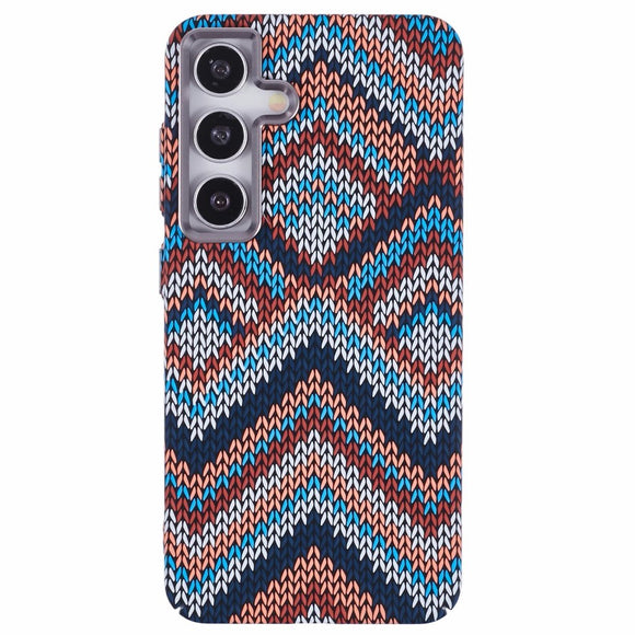 EIDERWOOD Mønstret Carbon Cover - Samsung Galaxy S24 - MagSafe Kompatibel - Retro Pattern
