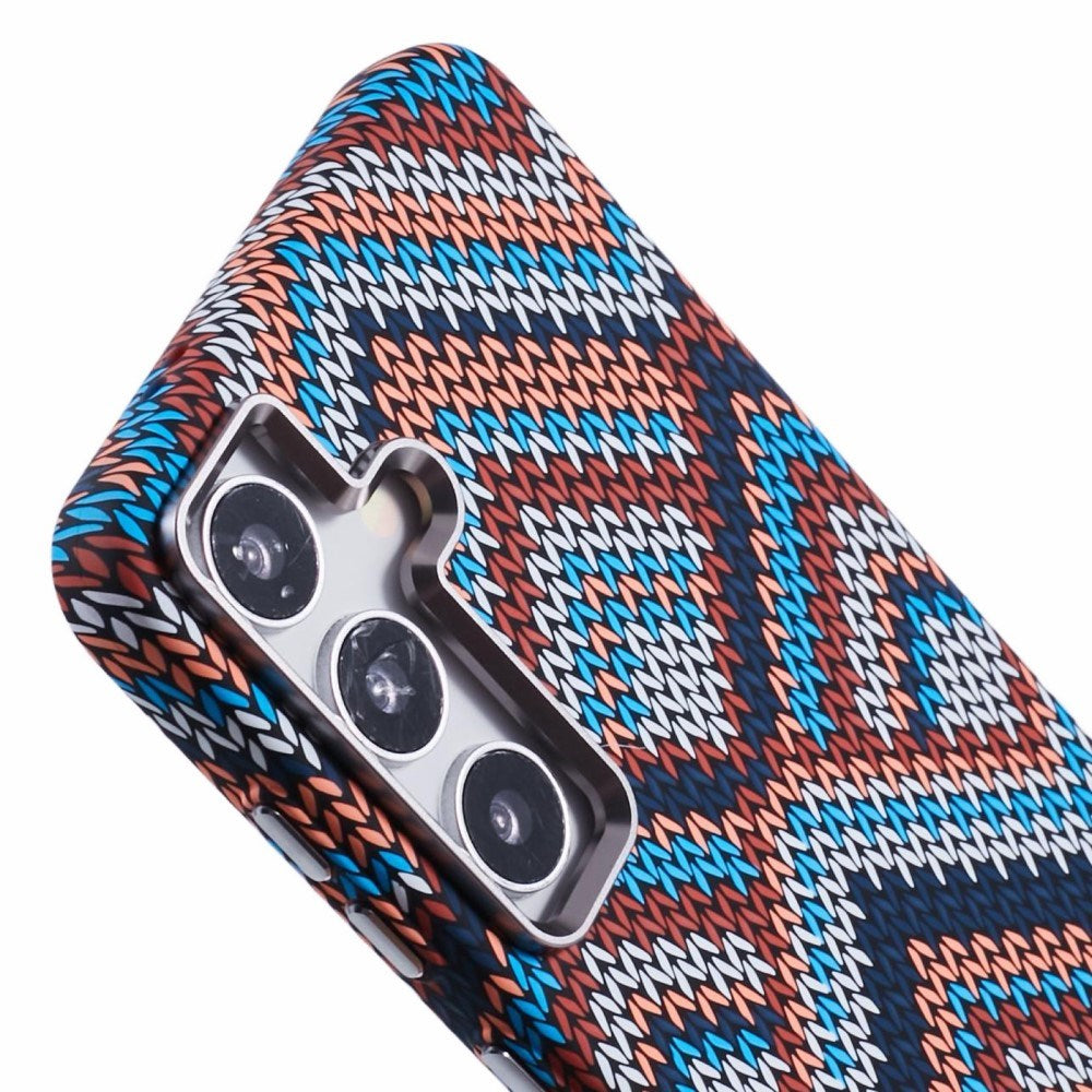 EIDERWOOD Mønstret Carbon Cover - Samsung Galaxy S24 - MagSafe Kompatibel - Retro Pattern
