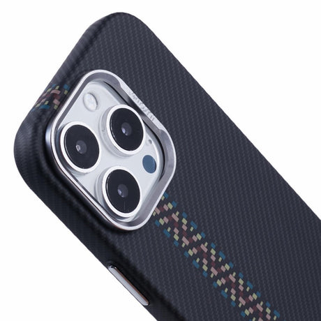 EIDERWOOD Mønstret Carbon Cover - iPhone 15 Pro - MagSafe Kompatibel - Dark ZigZag Pattern