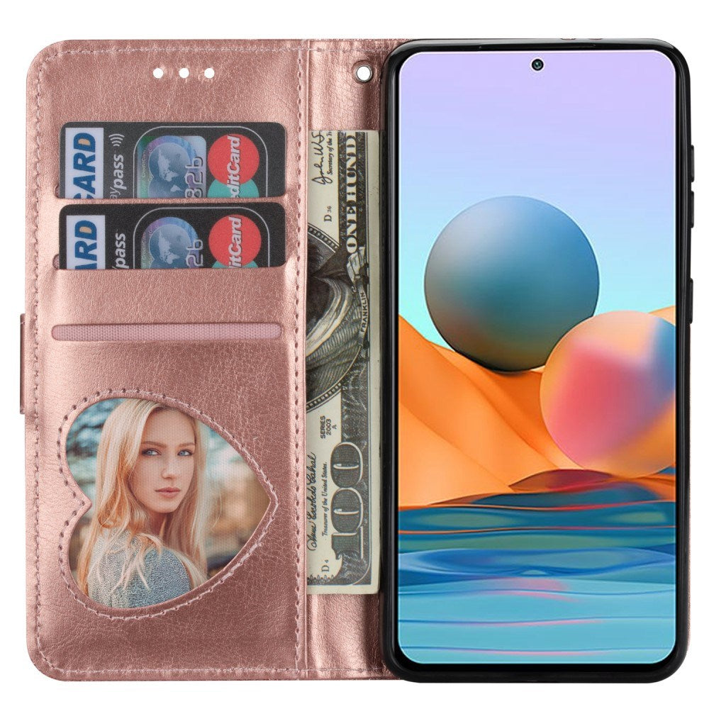 EIDERWOOD Samsung Galaxy S25 Glimmer Flip Cover m. Lynlåslomme & Ståfunktion - Lyserød