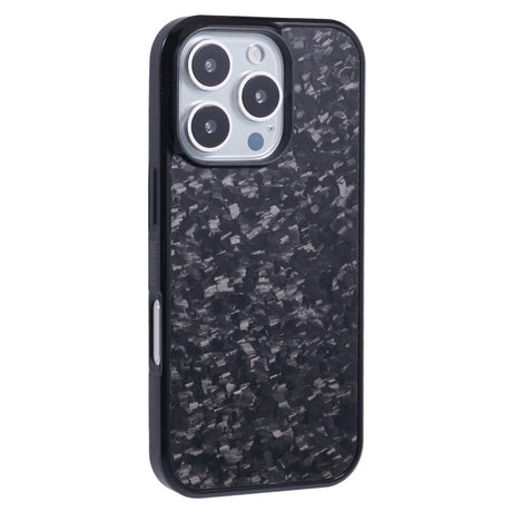 EIDERWOOD iPhone 16 Pro Non-Slip Carbon Fiber Cover - MagSafe Kompatibelt - Sort