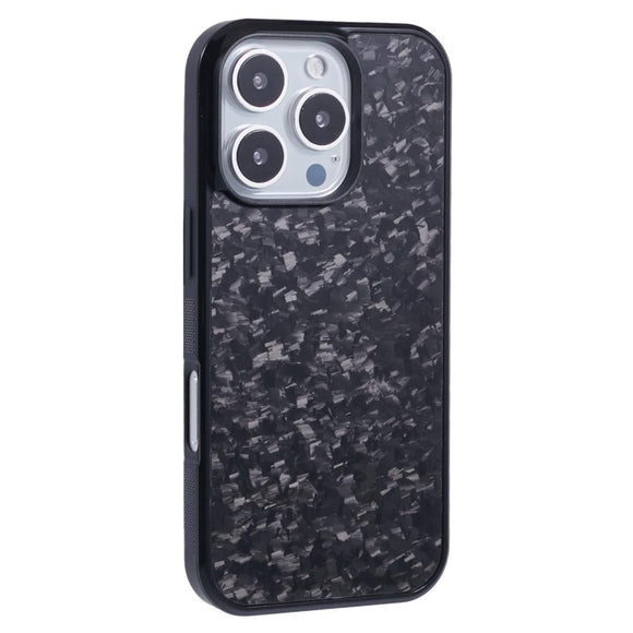 EIDERWOOD iPhone 16 Pro Non-Slip Carbon Fiber Cover - MagSafe Kompatibelt - Sort