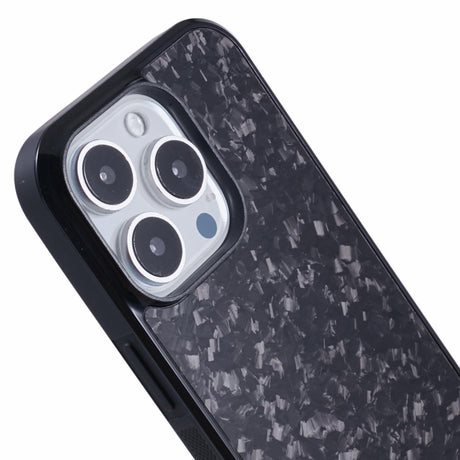 EIDERWOOD iPhone 16 Pro Non-Slip Carbon Fiber Cover - MagSafe Kompatibelt - Sort