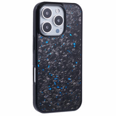 EIDERWOOD iPhone 16 Pro Non-Slip Carbon Fiber Cover - MagSafe Kompatibelt - Blå