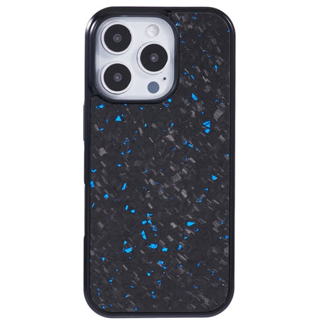 EIDERWOOD iPhone 16 Pro Non-Slip Carbon Fiber Cover - MagSafe Kompatibelt - Blå
