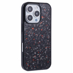 EIDERWOOD iPhone 16 Pro Non-Slip Carbon Fiber Cover - MagSafe Kompatibelt - Rød