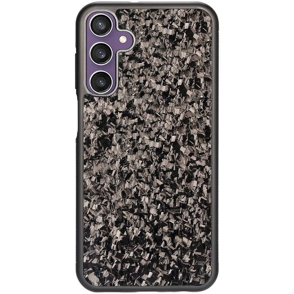 EIDERWOOD Samsung Galaxy S24 Non-Slip Carbon Fiber Cover - MagSafe Kompatibelt - Sort