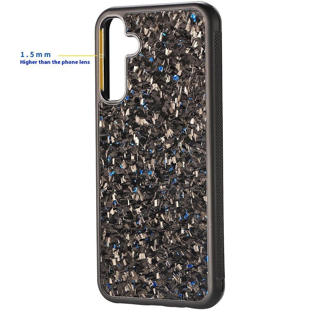EIDERWOOD Samsung Galaxy S24 Non-Slip Carbon Fiber Cover - MagSafe Kompatibelt - Sort