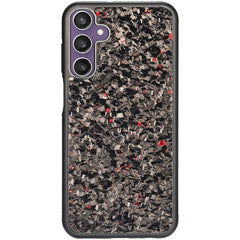 EIDERWOOD Samsung Galaxy S24 Non-Slip Carbon Fiber Cover - MagSafe Kompatibelt - Rød