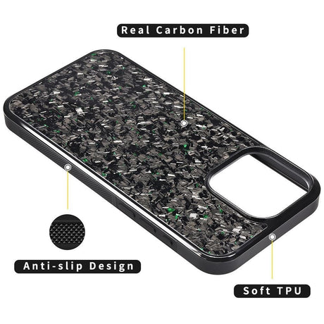 iPhone 13 Pro EIDERWOOD Skridsikkert Aramid Fibre Cover - MagSafe Kompatibel - Sort