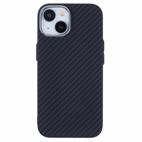 EIDERWOOD Mønstret Carbon Cover - iPhone 14 - MagSafe Kompatibel - Black