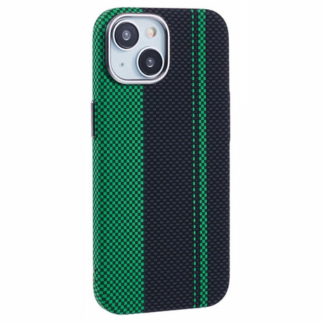 EIDERWOOD Mønstret Carbon Cover - iPhone 14 - MagSafe Kompatibel - Green/Black