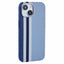 EIDERWOOD Mønstret Carbon Cover - iPhone 14 - MagSafe Kompatibel - Blue Stripes