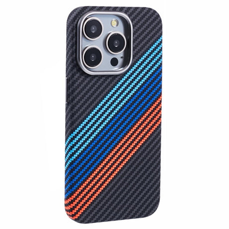EIDERWOOD Mønstret Carbon Cover - iPhone 14 Pro - MagSafe Kompatibel - Colorful Stripes