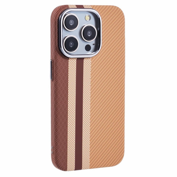 EIDERWOOD Mønstret Carbon Cover - iPhone 14 Pro - MagSafe Kompatibel - Light Stripes