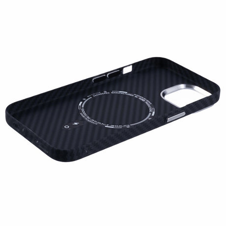 EIDERWOOD Mønstret Carbon Cover - iPhone 13 - MagSafe Kompatibel - Black