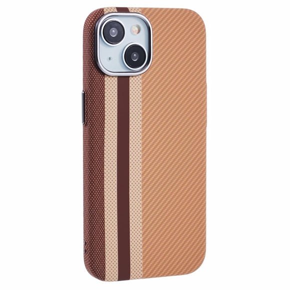 EIDERWOOD Mønstret Carbon Cover - iPhone 13 - MagSafe Kompatibel - Light Stripes