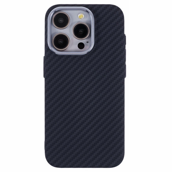 EIDERWOOD Mønstret Carbon Cover - iPhone 13 Pro - MagSafe Kompatibel - Black
