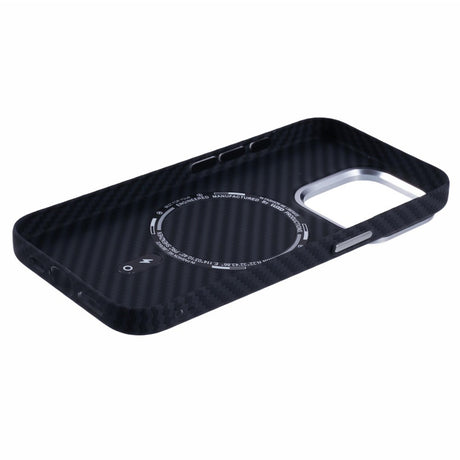 EIDERWOOD Mønstret Carbon Cover - iPhone 13 Pro - MagSafe Kompatibel - Black