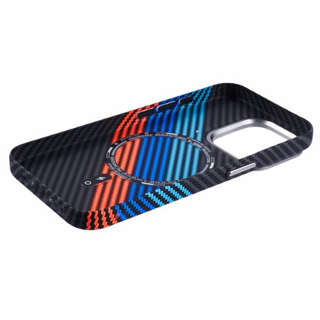 EIDERWOOD Mønstret Carbon Cover - iPhone 13 Pro - MagSafe Kompatibel - Colorful Stripes