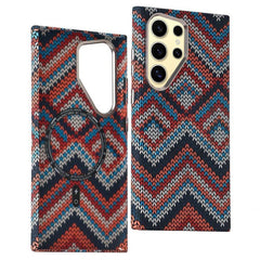 EIDERWOOD Mønstret Carbon Cover - Samsung Galaxy S24 Ultra - MagSafe Kompatibel - Retro Pattern
