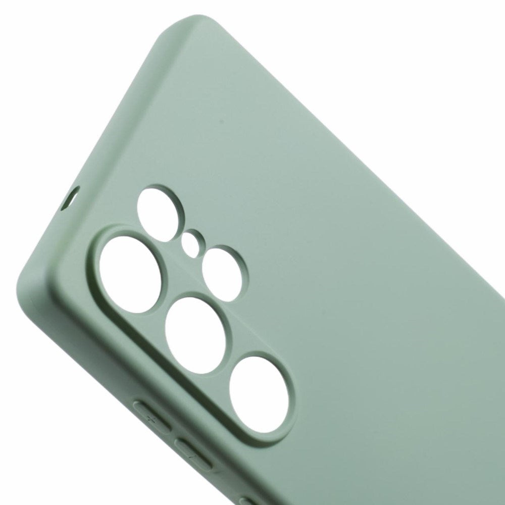 EIDERWOOD Samsung Galaxy S25 Ultra Foret Fleksibelt Plast Cover - Lysegrøn