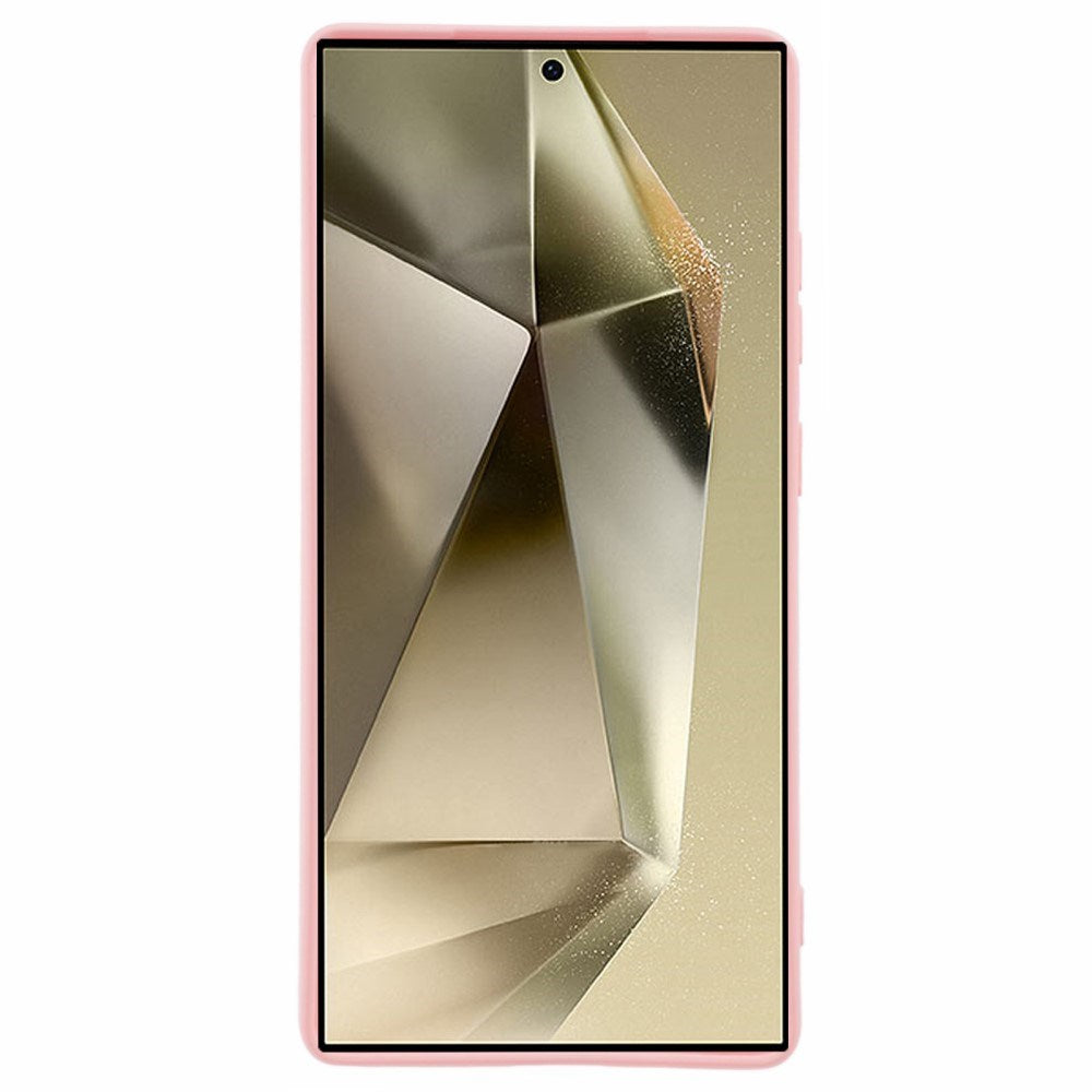 EIDERWOOD Samsung Galaxy S25 Ultra Foret Fleksibelt Plast Cover - Lyserød