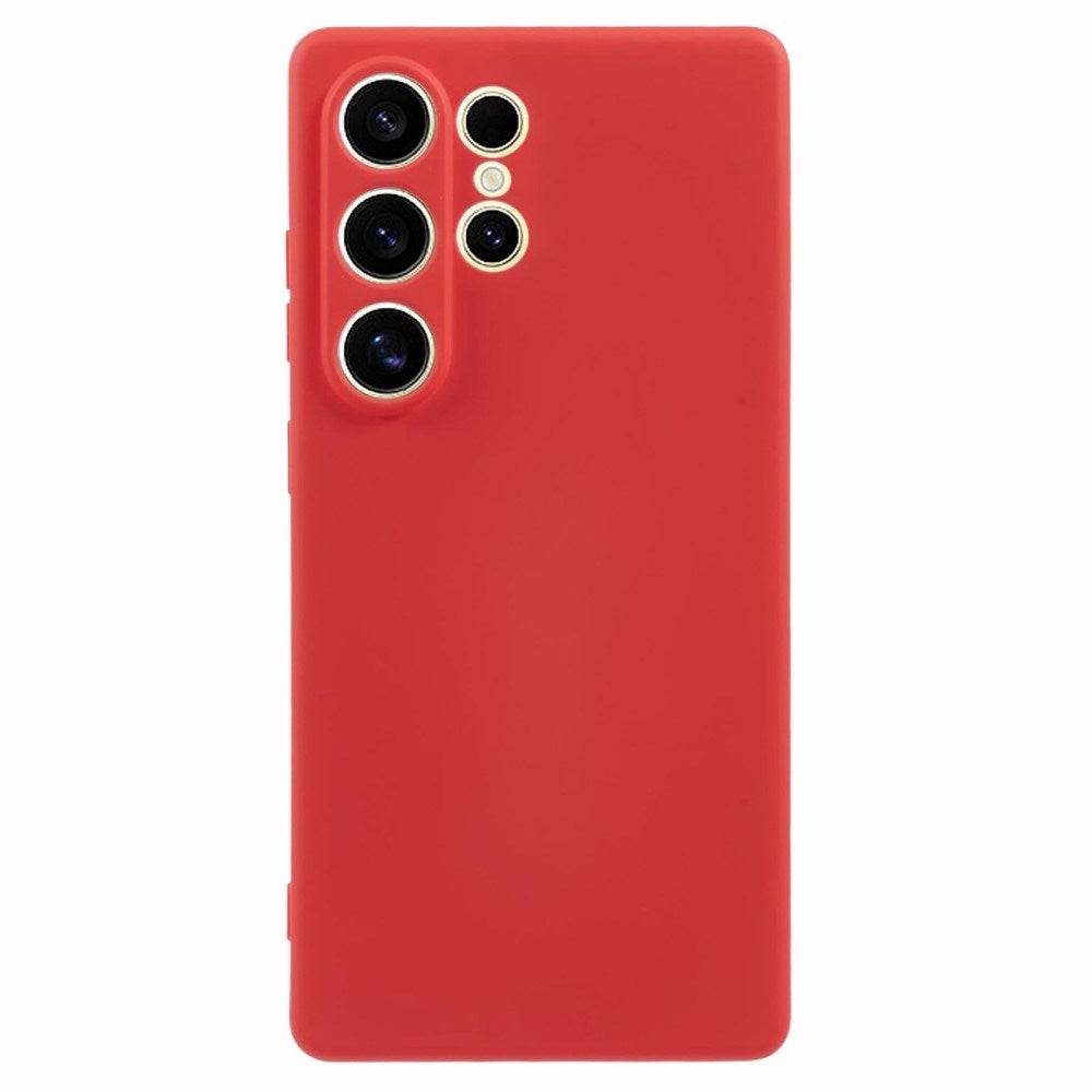 EIDERWOOD Samsung Galaxy S25 Ultra Foret Fleksibelt Plast Cover - Rød