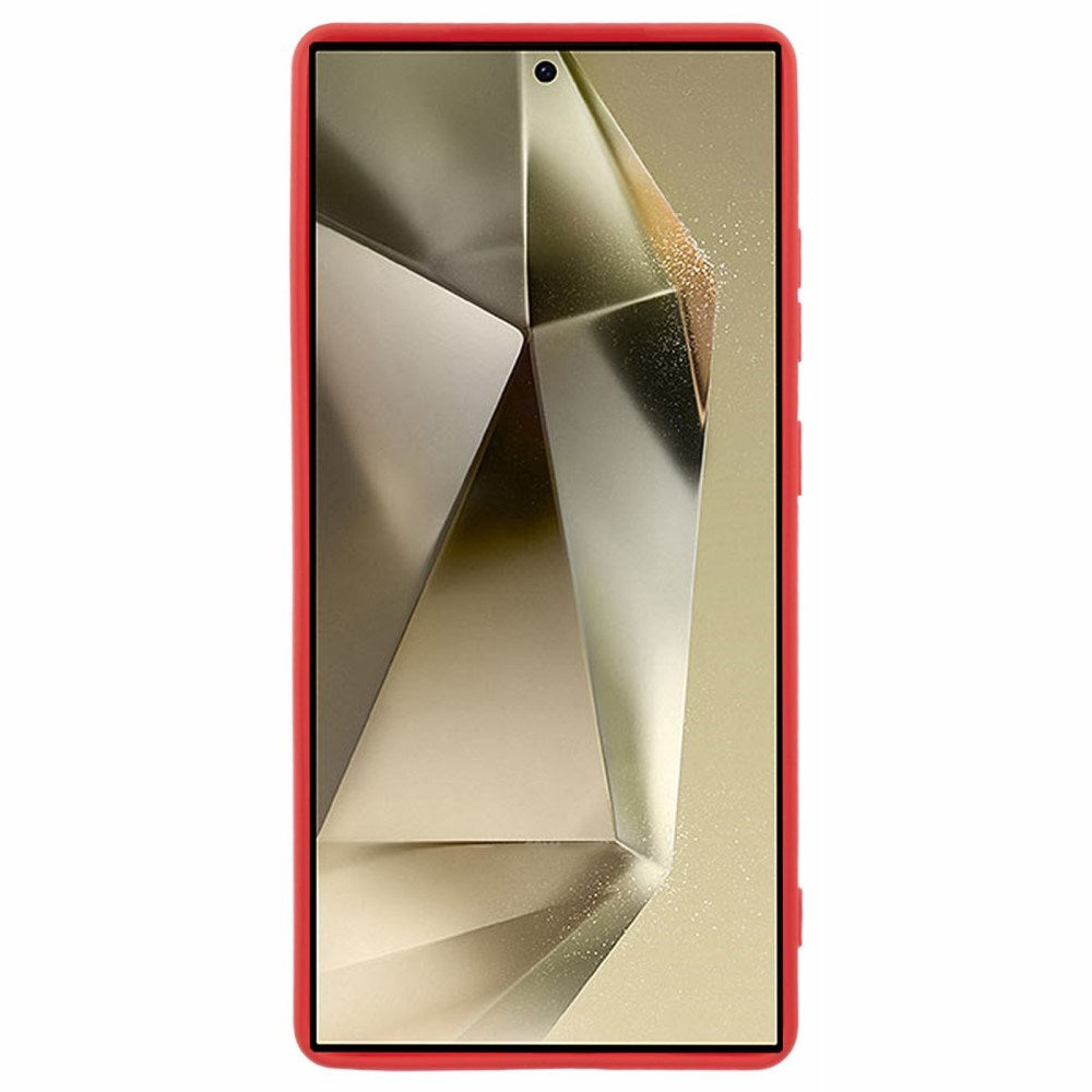 EIDERWOOD Samsung Galaxy S25 Ultra Foret Fleksibelt Plast Cover - Rød