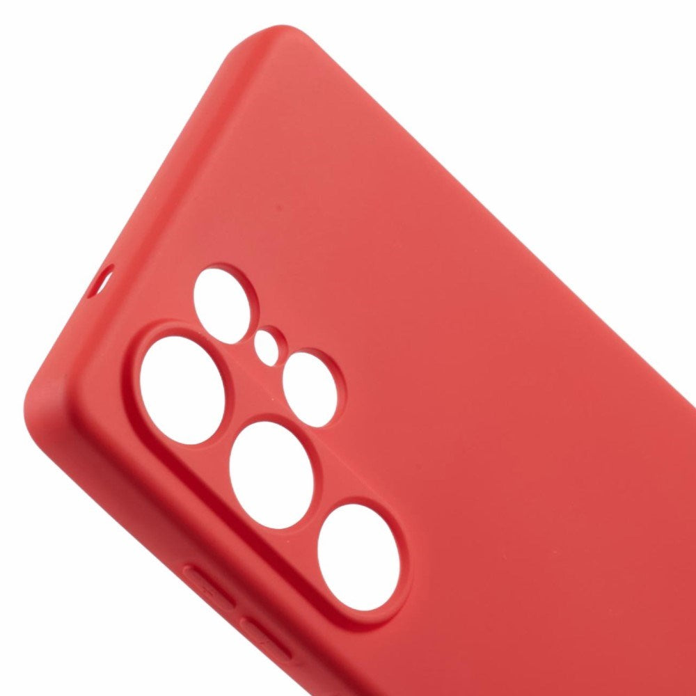 EIDERWOOD Samsung Galaxy S25 Ultra Foret Fleksibelt Plast Cover - Rød