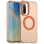 EIDERWOOD Samsung Galaxy A36 (5G) Hybrid Plast Cover - MagSafe Kompatibel - Gennemsigtig / Orange