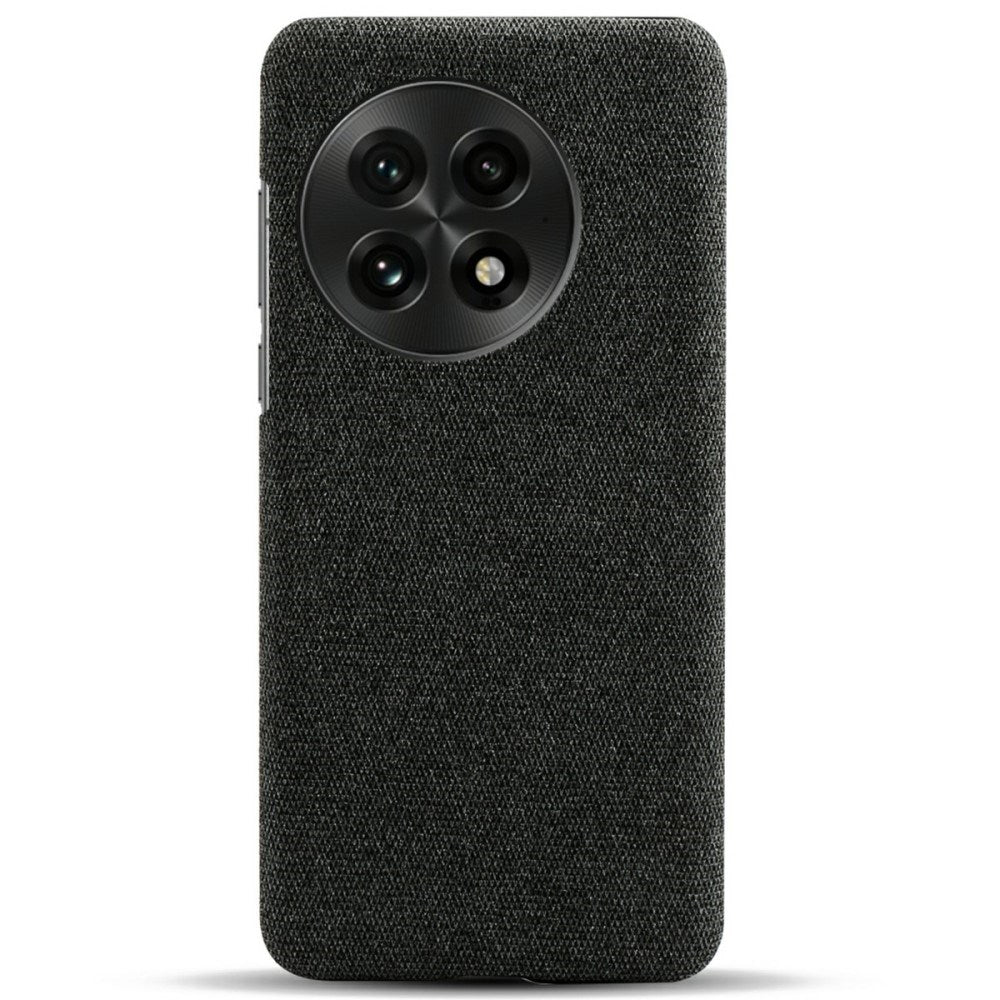 EIDERWOOD Stofbetrukket Plastik Cover - OnePlus 13 - Sort