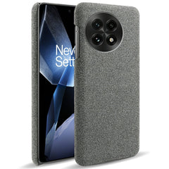 EIDERWOOD Stofbetrukket Plastik Cover - OnePlus 13 - Mørkegrå