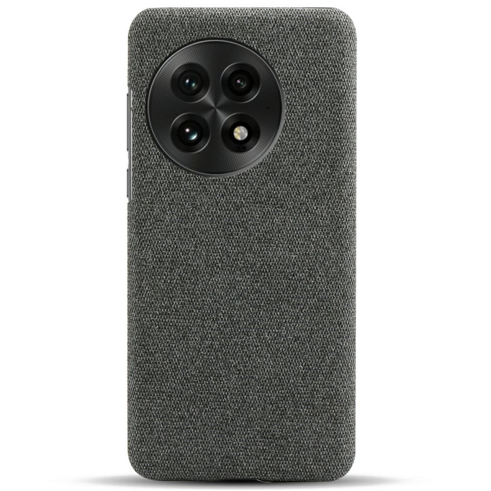 EIDERWOOD Stofbetrukket Plastik Cover - OnePlus 13 - Mørkegrå