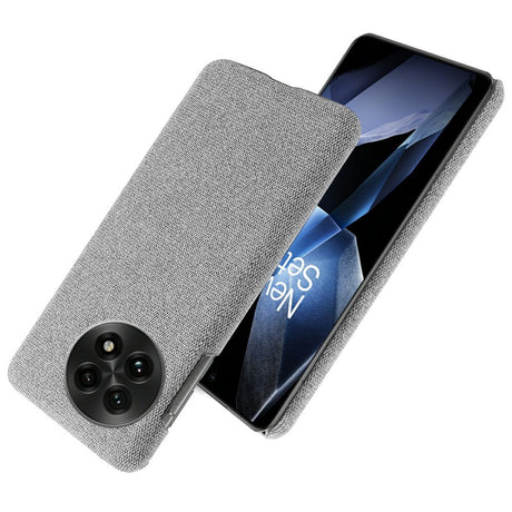 EIDERWOOD Stofbetrukket Plastik Cover - OnePlus 13 - Lysegrå