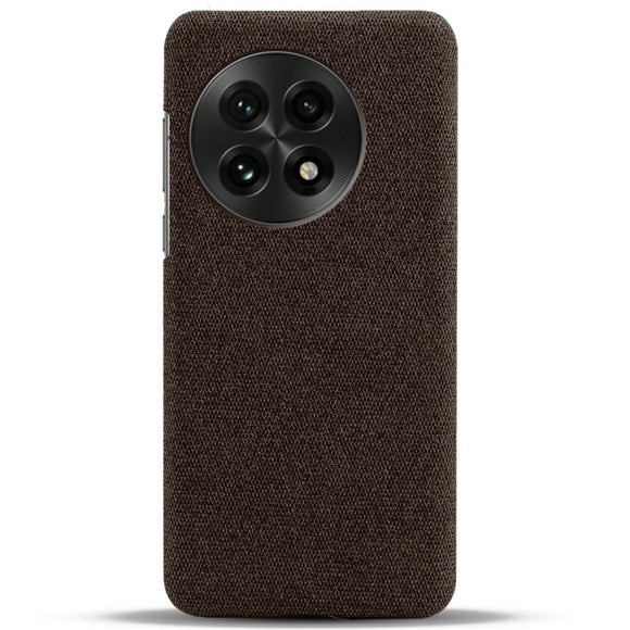 EIDERWOOD Stofbetrukket Plastik Cover - OnePlus 13 - Brun