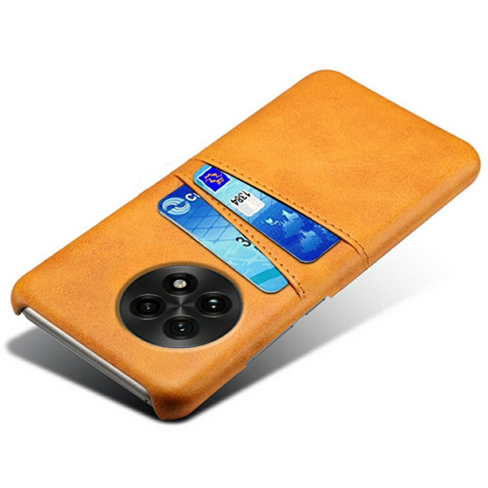 EIDERWOOD OnePlus 13 Kunstlæder Cover m. Indbygget Kortholder - Orange