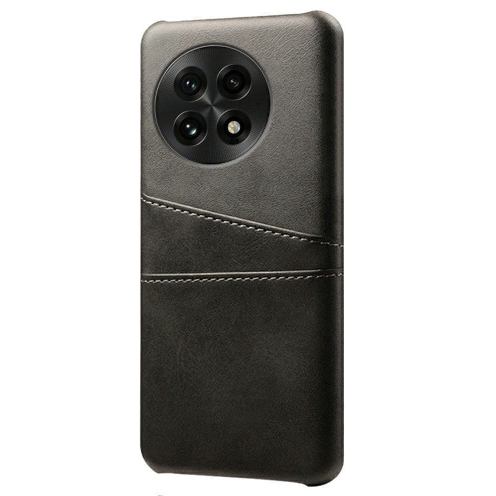 EIDERWOOD OnePlus 13 Kunstlæder Cover m. Indbygget Kortholder - Sort