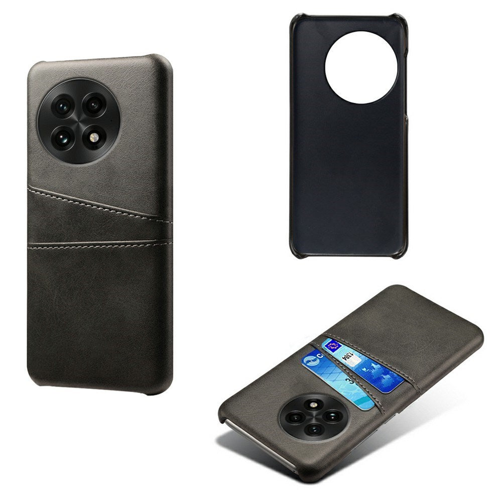 EIDERWOOD OnePlus 13 Kunstlæder Cover m. Indbygget Kortholder - Sort