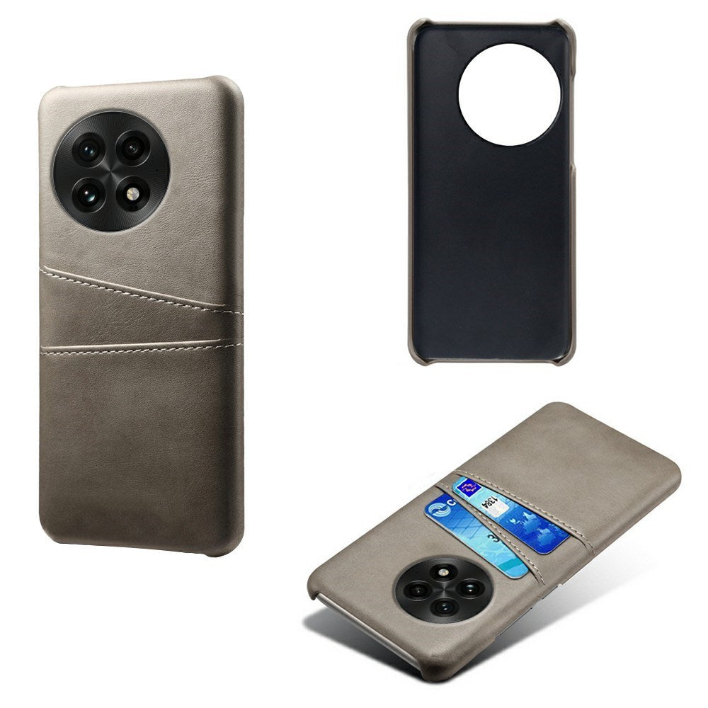 EIDERWOOD OnePlus 13 Kunstlæder Cover m. Indbygget Kortholder - Grå