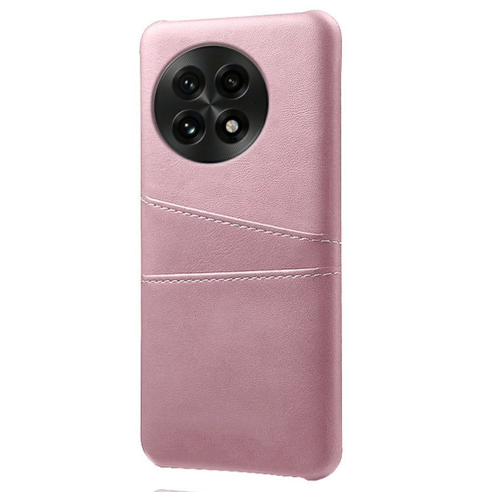 EIDERWOOD OnePlus 13 Kunstlæder Cover m. Indbygget Kortholder - Lyserød