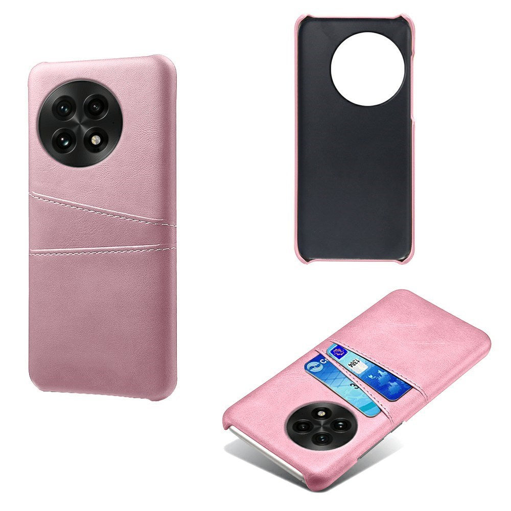 EIDERWOOD OnePlus 13 Kunstlæder Cover m. Indbygget Kortholder - Lyserød